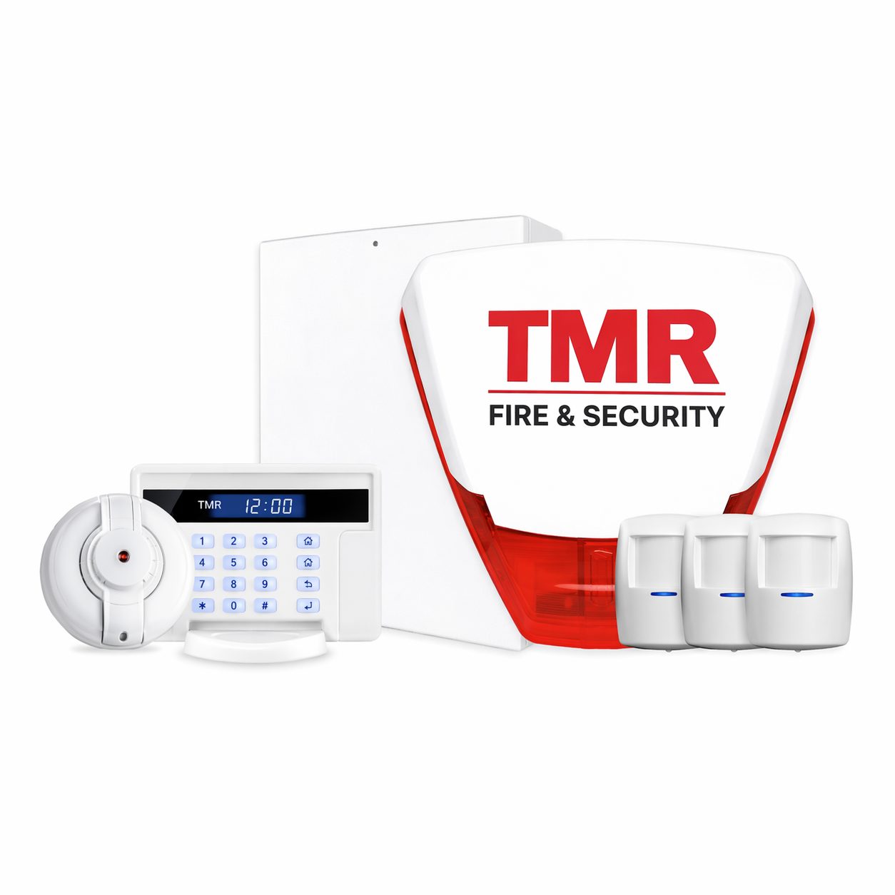 TMR fire and security alarms